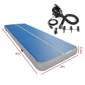 Bán Buôn Airtrack Mat 4M 2M Rộng Tumbling Mat Theo Dõi 20Cm Sâu Không Khí Tầng Thể Dục Dụng Cụ Sử Dụng 4M X 2M X 0.2M Bơm Không Khí Theo Dõi