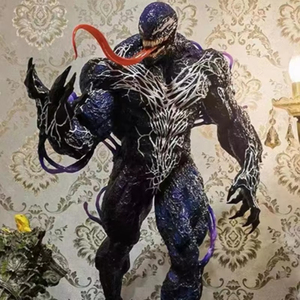 Modèle de venin en résine de fibre de verre réaliste grandeur nature personnalisé personnage du film <span class=keywords><strong>Marvel</strong></span> statue de personnage de venin - Product Image 5