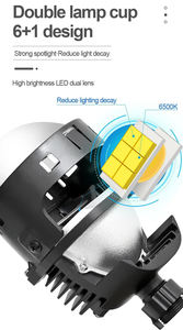 Gran oferta de accesorios para coche, proyector LED de 2,5 pulgadas, lente de 55W, 4300LM, 6000K, Bombilla de faro Plug and Play no destructiva para <span class=keywords><strong>M5</strong></span> <span class=keywords><strong>BMW</strong></span> E39 - Product Image 4