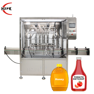 Máquina Automática HZPK para Llenado de Líquidos y Pastas en Botellas, Latas, Jugos, Agua, Aceite, Miel, Crema, Loción, Perfume, Leche de Soya y Fertilizantes - Product Image 1