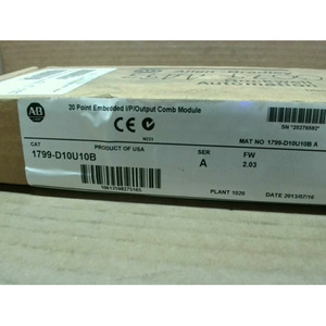 Módulo de E/S de 20 Puntos Ab Rockwell 1799-D10U10B, Módulo de Control PLC para Automatización Industrial, Tipo de Montaje en Superficie, Fabricado en EE. UU. - Product Image 1