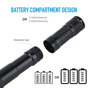 Impermeabile Più <span class=keywords><strong>Potente</strong></span> XHP70.2 Diving Led <span class=keywords><strong>Torcia</strong></span> Tattica 10000 Lumen - Product Image 3