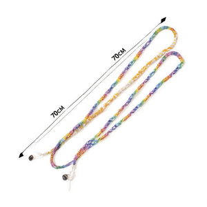 Cadena para Gafas de 70CM, Cadena de Tres Vías Multicolor, Soporte para Gafas - Product Image 2