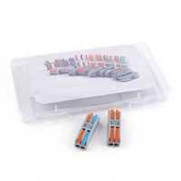 DIY GO 22 connecteurs rapides à levier pour boîtier PC, bornes compactes pour raccordement de fils électriques, utilisation pour l'alimentation