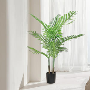 Plantes artificielles en plastique, palmier <span class=keywords><strong>Areca</strong></span> artificiel en pot, pour l'intérieur et l'extérieur, décoration de la maison, du bureau et du jardin, sans <span class=keywords><strong>entretien</strong></span> - Product Image 3