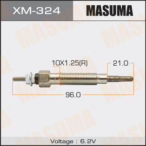 Pièces automobiles MASUMA XM-324, <span class=keywords><strong>voyant</strong></span> lumineux, bougies <span class=keywords><strong>de</strong></span> <span class=keywords><strong>préchauffage</strong></span> D14Z1 1400cc MD082832 MD082832 MD092392 pour MITSUBISHI CHARIOT N38W - Product Image 2