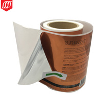 Impression d'étiquette de bouteille en plastique personnalisée, étiquette argentée de paquet d'impression