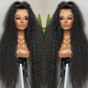 วิกผมหยิก13X6ความหนาแน่นสูง HD คลื่นใสสำหรับผมมนุษย์เกรด12A 30-40นิ้ววิกผมหยิก13X4น้ำลึกความหนาแน่น250 - Product Image 2