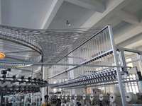 Support de cône pour machine à tricoter circulaire, tube en aluminium