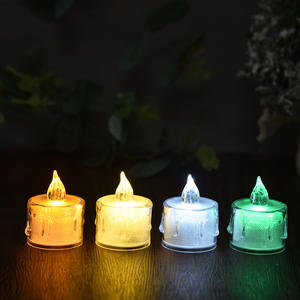 Mini bougies étincelantes Ins veilleuses lumières ambiantes de chambre à coucher débranchées articles décoratifs créatifs célèbres sur Internet - Product Image 3