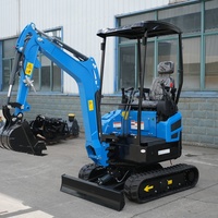 Mini-excavatrice sur chenilles, prix usine, 1 tonne, 1,5 tonne, à vendre