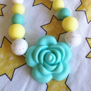 Perles en silicone en forme de rose en vrac, de qualité alimentaire, pour la dentition, la fabrication de colliers et de bijoux, fournitures <span class=keywords><strong>DIY</strong></span> - Product Image 4