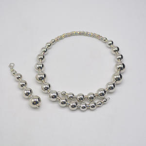 Gioielli 2025 alla moda YL catena collana collana <span class=keywords><strong>collare</strong></span> catena all'ingrosso girocollo <span class=keywords><strong>donna</strong></span> grossa perla geometrica di <span class=keywords><strong>perle</strong></span> - Product Image 2