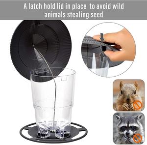 Mangeoire pour oiseaux sauvages suspendue automatique écologique Mangeoire à oiseaux pliante rétractable en forme de gazebo pour la décoration de jardin - Product Image 4