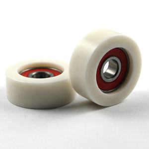 Puleggia in plastica 608 di alta qualità 8x32x12mm cuscinetto ruota a rulli in plastica 608rs rullo in poliuretano ruota Scroll POM con cuscinetto - Product Image 4