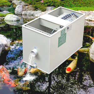 Qlozone Combi Filtre à tambour Lumière UV Filtre bio média Homeuse Jardin extérieur Équipement de <span class=keywords><strong>filtration</strong></span> pour étang à poissons Système de <span class=keywords><strong>filtration</strong></span> pour étang Koi - Product Image 3