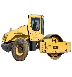 Sử dụng bomag 22 tấn bánh xe thép duy nhất rung đường lăn đáng tin cậy động cơ và bơm đơn trống con lăn