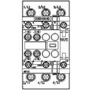 3RT2023-1BB44 พาวเวอร์คอนแทคเตอร์, 3 ขั้ว, 24 โวลต์ ดีซี, หน้าสัมผัสเสริม: 2 NO 2 NC, ขนาด: S0, สวิตช์เสริมสามารถถอดออกได้ 3RT2023 - Product Image 4