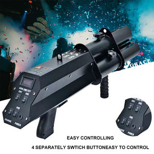 Igracelite 3 têtes effet <span class=keywords><strong>DJ</strong></span> Jet Spray Handheld Cannon Gun Party Pop Electric Confetti Cannon - Product Image 6