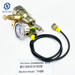 Kit de charge d'azote THBB THBB101 THBB301 THBB401 THBB801 THBB1400 avec tête plate à tête cruciforme pour marteau hydraulique - Product Image 6