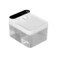 Nouveau Distributeur d'Eau Intelligent Sans Fil pour Animaux Domestiques avec Séparation Propre/Sale et Séparation des Eaux Usées, Sans Prise, pour Chats et Chiens