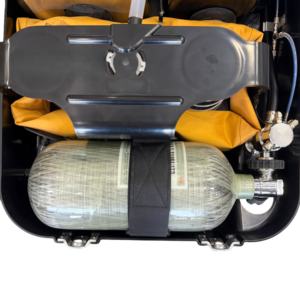 सकारात्मक दबाव ऑक्सीजन श्वास तंत्र <span class=keywords><strong>4</strong></span> घंटे ऑक्सीजन की आपूर्ति 20mpa 480l टिकाऊ कार्बन फाइबर सिलेंडर आग - Product Image 5