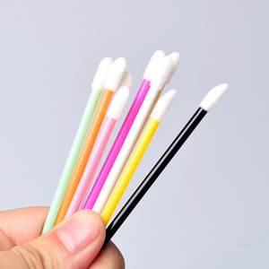 50 applicateurs de gloss pour les lèvres avec embout floqué pour rehaussement de cils et maquillage - Product Image 6
