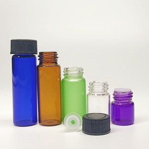 Frascos de Muestra de Vidrio Ámbar Personalizados con Tapa de Rosca de 1ml, 2ml, 3ml, 4ml, Frascos Cuentagotas para Aceites Esenciales, Perfumes, <span class=keywords><strong>CBD</strong></span> - Venta al por Mayor - Product Image 4