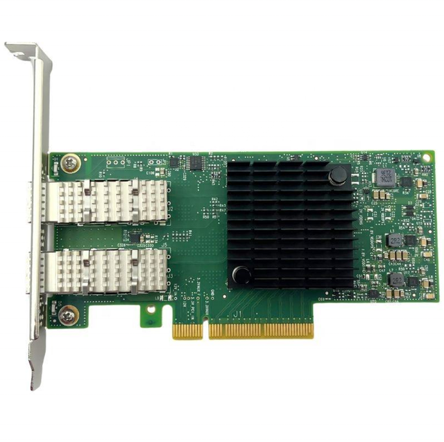 Ethernet Network Interface Card Mellanox MCX4121A-ACUT PCIe 3.0 X8 25GbE Dual Port 10 Gigabit SFP28 Adapter ConnectX-4 LX EN
