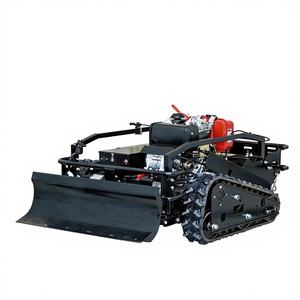 Désherbeuse agricole autopropulsée télécommandée diesel 4 temps avec bac de ramassage pour vergers, qualité industrielle - Product Image 1