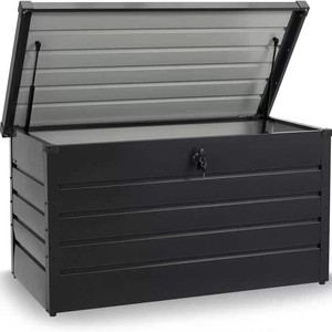Poubelle de <span class=keywords><strong>rangement</strong></span> de patio imperméable à l'extérieur Boîte de pont d'été pour coussins Coussins Outils de jardin en bois pour la maison de stockage extérieure - Product Image 1