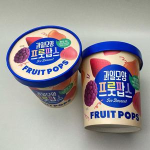 Mix Pops 180G chất lượng tốt nhất món tráng miệng đông lạnh mini Pops trái cây kem 4 trái cây có hương vị Mâm Xôi xoài đào dâu tây - Product Image 3