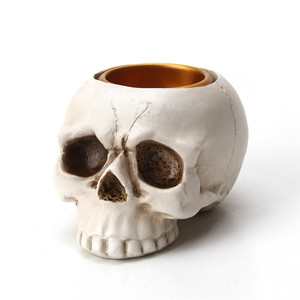 Porte-bougie de couleur blanche, en résine, personnalisé, 1 pièce, cadeau cré<span class=keywords><strong>atif</strong></span> - Product Image 1