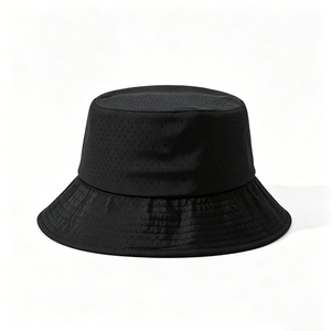 Breathable Perforated Unisex Bucket <b>Hat</b> UPF 50+ <b>Sun</b> Protection Lightweight Quick-Dry Canvas Fabric for Outdoor Hiking & Fishing - Product Image 4