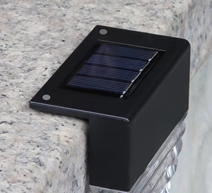 Năng lượng mặt trời đèn tường ánh sáng ấm áp + RGB màu LED năng lượng mặt trời đèn đường cầu thang năng lượng mặt trời điện ban công ánh sáng ngoài trời vườn đèn - Product Image 4