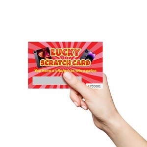 บัตรขูดรางวัลรักษ์โลกสำหรับของขวัญทางการตลาด การจับรางวัล การพิมพ์ดิจิทัล ออกแบบฟรี - Product Image 5