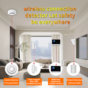 Écran tactile TFT 4G WiFi GSM Safe House Système d'alarme <span class=keywords><strong>de</strong></span> sécurité à domicile Compatible avec Alexa <span class=keywords><strong>Google</strong></span> Tuya Smart Life APP - Product Image 6