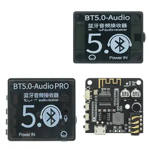 Placa decodificadora Mini BT 5,0, receptor de Audio BT5.0 PRO, reproductor MP3 sin pérdidas, módulo amplificador de música estéreo inalámbrico con funda