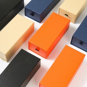 Custom Logo High-End Jewelry Packaging <b>Box</b> UV Coating Sponge Lining Sliding Drawer Design Eco-Friendly Recyclable Paperboard - Product Image 2