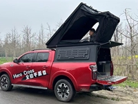 Nouvelle couverture de benne rigide en alliage d'aluminium pour pick-up tout-terrain 4x4 avec tente de voiture