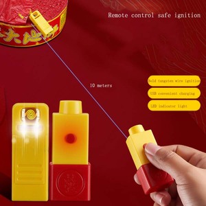 Đèn khò điện tử sạc <span class=keywords><strong>USB</strong></span> độc quyền, kiểu dáng cổ điển, dùng được cho pháo hoa và pháo giấy, với cuộn dây mới. - Product Image 2