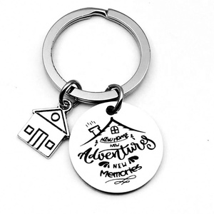 Metal <strong>Home</strong> Keychain <strong>New</strong> Memories Realtor Keychain First <strong>Home</strong> Gift Housewarming Gift Realtor Closing Gifts House Realtor <strong>Keyring</strong> - Product Image 5
