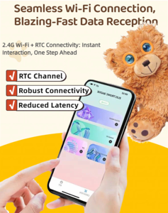 Peluche con IA, peluche educativo con IA para niños pequeños, cola larga, juguete de compañía para niños en stock OEM ODM - Product Image 5