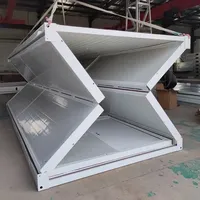 Maison conteneur modulaire pliable de 20 pieds à assemblage rapide, module de logement préfabriqué, aménagement personnalisé pour la construction