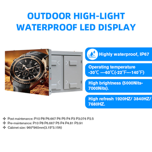 High-Definition Reclame Voor Buiten Full Color Led-Scherm Voor Achterdienst Gigantisch Led Billboard <span class=keywords><strong>Display</strong></span> Commercieel Gebouw - Product Image 3