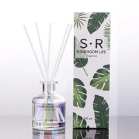 Boîte de diffuseur en fer, emballage cadeau vide personnalisé, 50 pièces