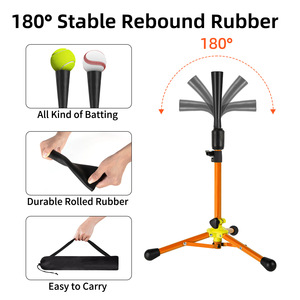 Support de frappe réglable pour enfants, tee de baseball portable pour entraînement intérieur et extérieur - Product Image 2