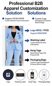 Ensemble Tailleur <span class=keywords><strong>Femme</strong></span> Décontracté et Élégant B2B OEM : Veste <span class=keywords><strong>Blazer</strong></span> Droite Double Boutonnage et Pantalon Longueur Cheville - Nouvelle Mode à Vente Chaude - Product Image 2