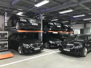 Car Lift And Parking Car 2 Post Parking Lift Garage For Home Using Auto Hydro-park Parking System 2 Post Car Elevator Lift