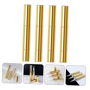 <b>Custom</b> Logo 3ml 5ml Gold Screw Cap Empty Nail/Cuticle Oil Pen Cosmetic Packaging Lip Gloss Tube - Product Image 4